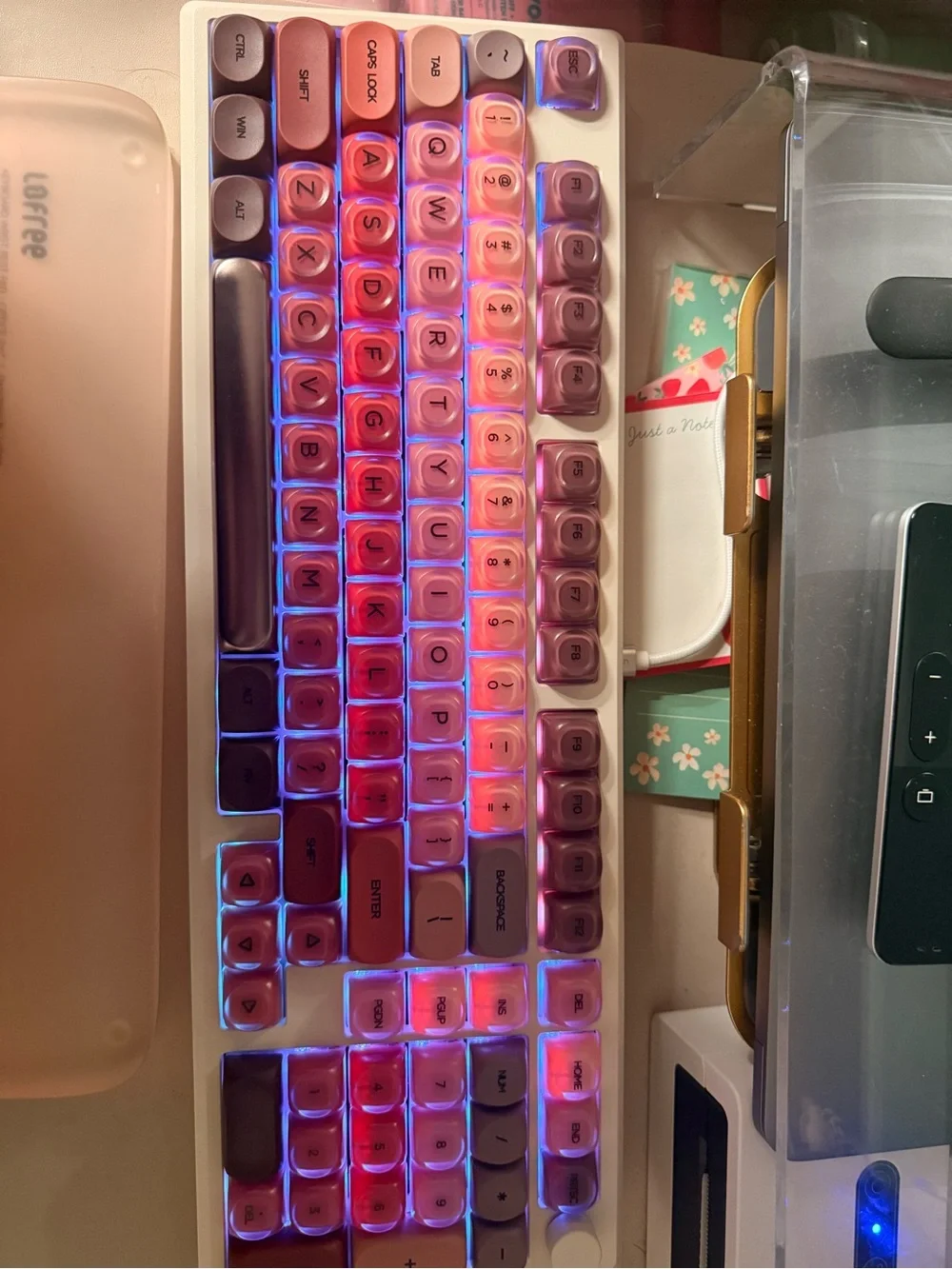 EPOmaker galaxy 100 Gradient Retro Keycap Mechanical Keyboard